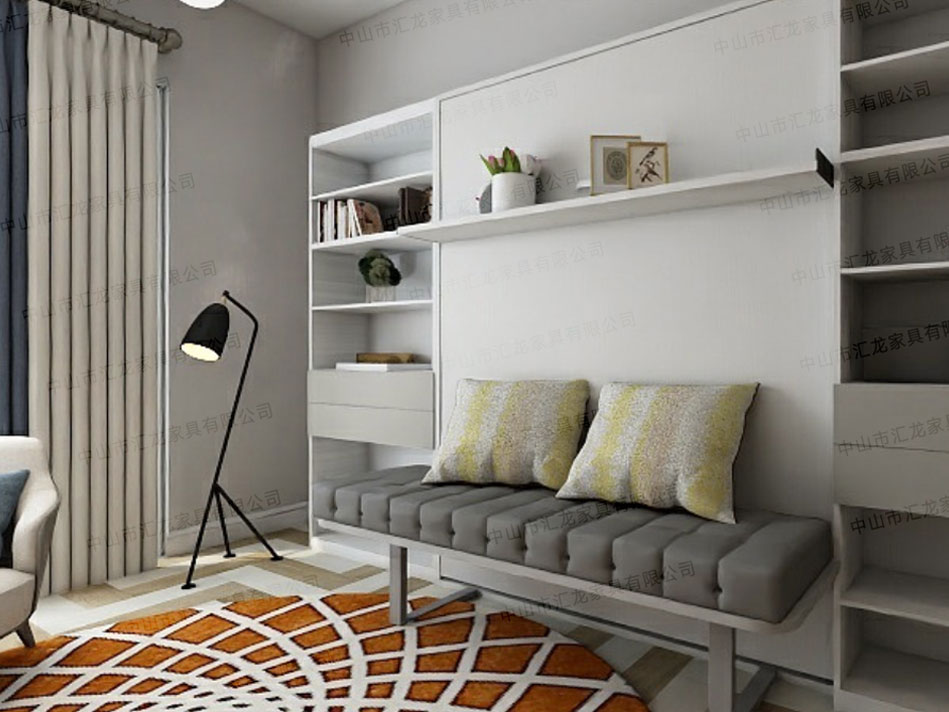 豎翻帶沙（shā）發書架